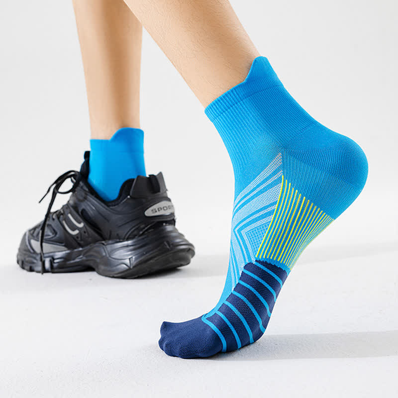 Breathable Quick Dry Compression Sports Socks(5 Pairs) - image 4