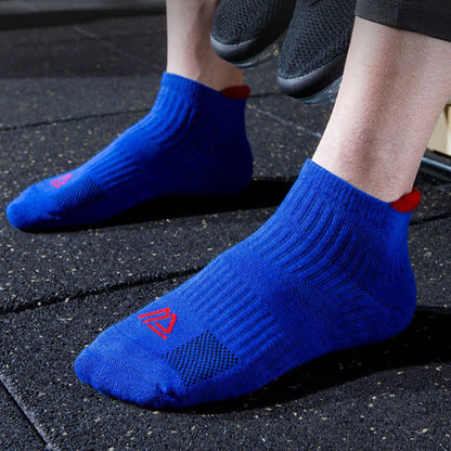 Solid Color Breathable Sweat-wicking Sports Socks(5 Pairs) - image 2