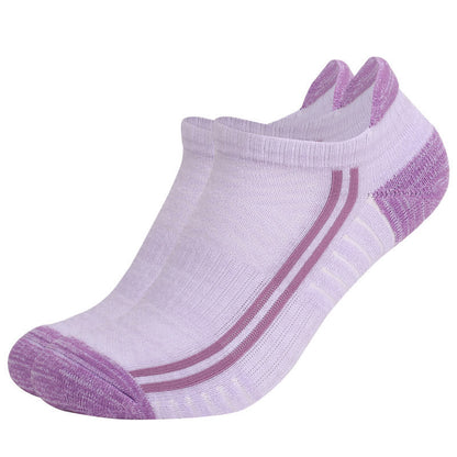 Colorful Striped Cotton Sweat-wicking Breathable Socks(6 Pairs)