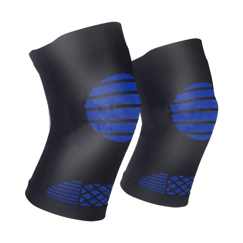 Outdoor Sports Knee Pads - Black&Blue - L - image 10