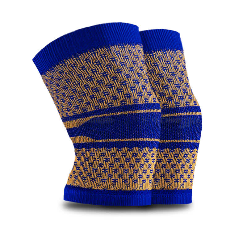 Thin Outdoor Sports Cycling Knee Pads - Blue&Brown - L - image 5
