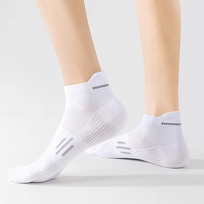 Cotton Sweat-wicking Breathable Sports Ankle Socks(5 Pairs) - image 7