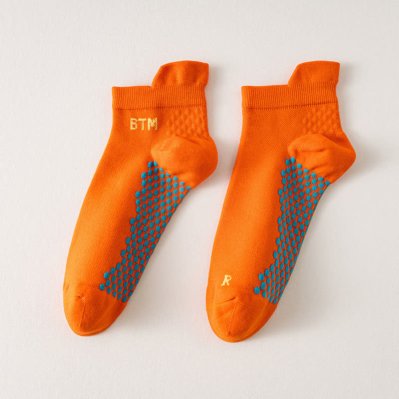 Quick Dry Wear-resistant Breathable Sports Socks(7 Pairs) - Orange - EU36-43(US4-9) - image 7