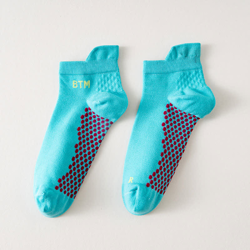 Quick Dry Wear-resistant Breathable Sports Socks(7 Pairs) - Sky Blue - EU36-43(US4-9) - image 9