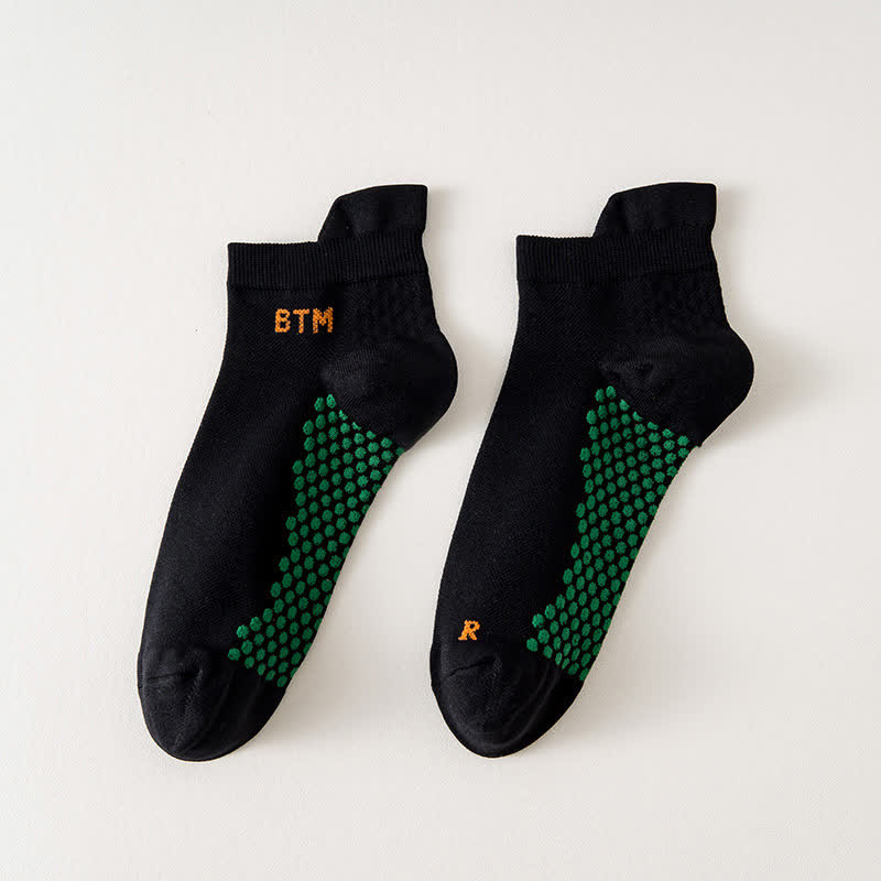 Quick Dry Wear-resistant Breathable Sports Socks(7 Pairs) - Black - EU36-43(US4-9) - image 13
