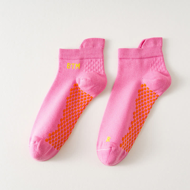 Quick Dry Wear-resistant Breathable Sports Socks(7 Pairs) - Pink - EU36-43(US4-9) - image 10