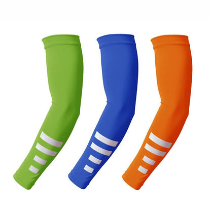 Reflective Outdoor Sun Protection Quick-Dry Arm Sleeves(3 Pairs) - image 0
