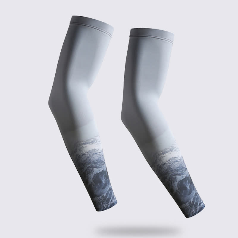 Outdoor Sun Protection Gradient Arm Sleeves(2 Pairs) - A - image 2