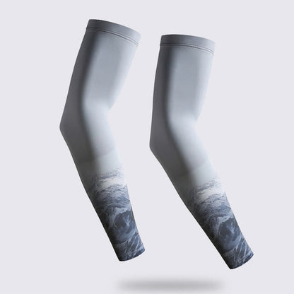 Outdoor Sun Protection Gradient Arm Sleeves(2 Pairs)