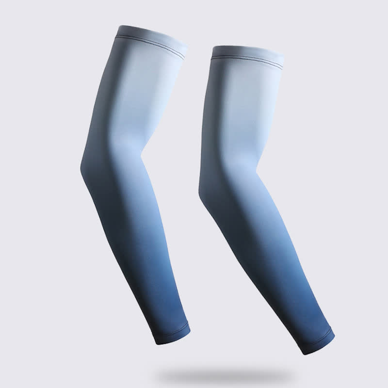 Outdoor Sun Protection Gradient Arm Sleeves(2 Pairs) - C - image 6