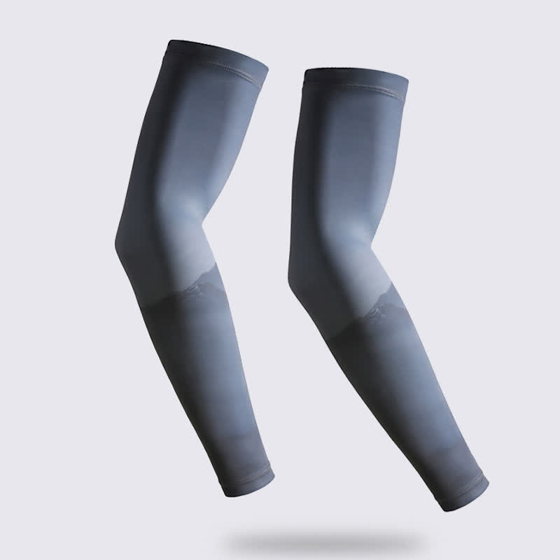 Outdoor Sun Protection Gradient Arm Sleeves(2 Pairs) - B - image 3