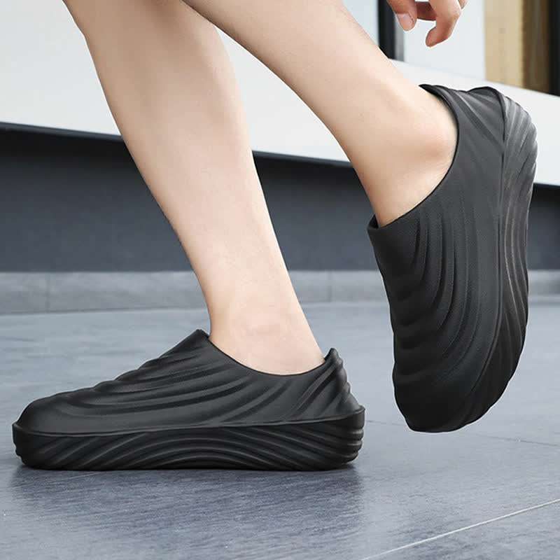 Solid Color Non-slip Waterproof Kitchen Shoes