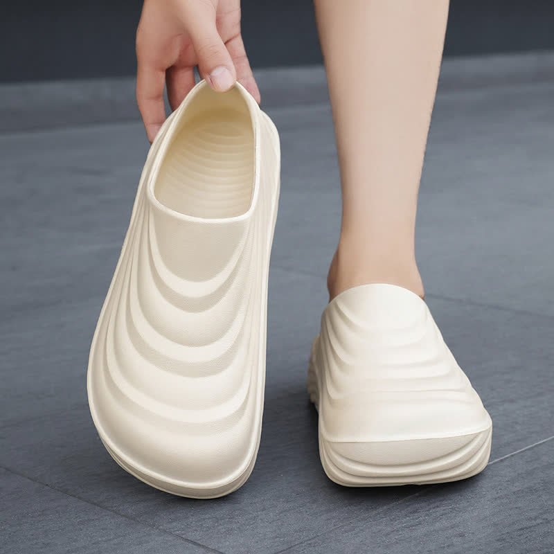 Solid Color Non-slip Waterproof Kitchen Shoes