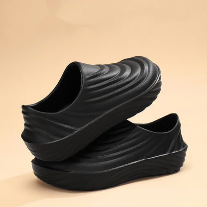 Solid Color Non-slip Waterproof Kitchen Shoes