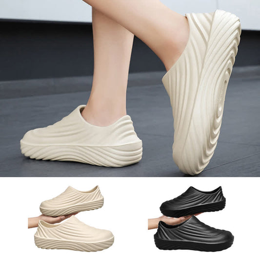 Solid Color Non-slip Waterproof Kitchen Shoes - image 0