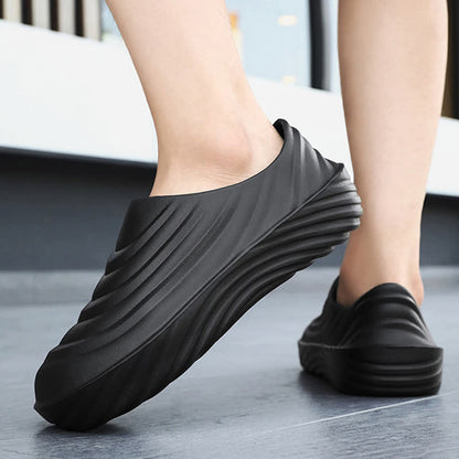 Solid Color Non-slip Waterproof Kitchen Shoes