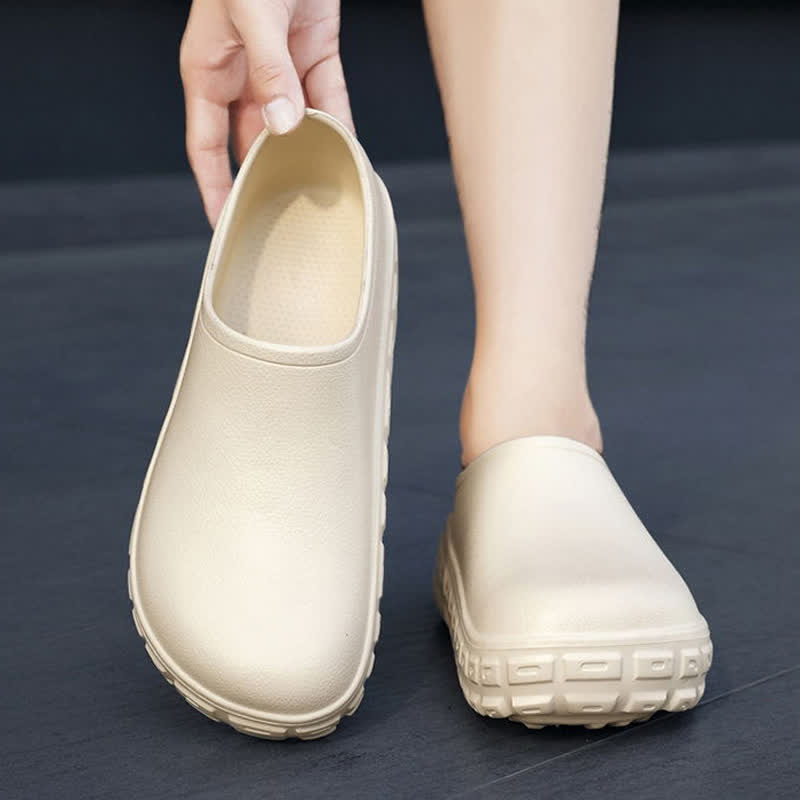 Fashion Slip-on Low-top Waterproof Kitchen Shoes