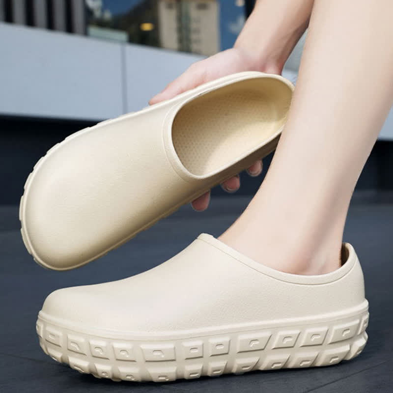 Fashion Slip-on Low-top Waterproof Kitchen Shoes - image 2
