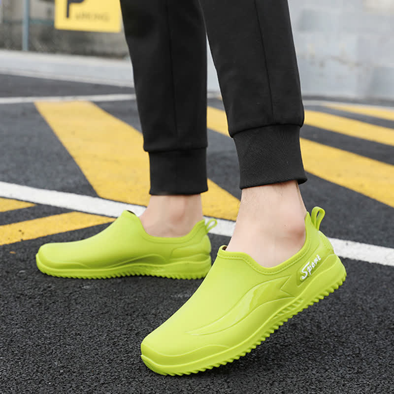 Solid Color Non-slip Waterproof Gardening Shoes - image 3