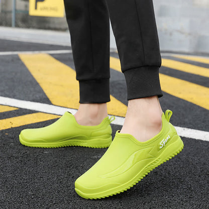 Solid Color Non-slip Waterproof Gardening Shoes