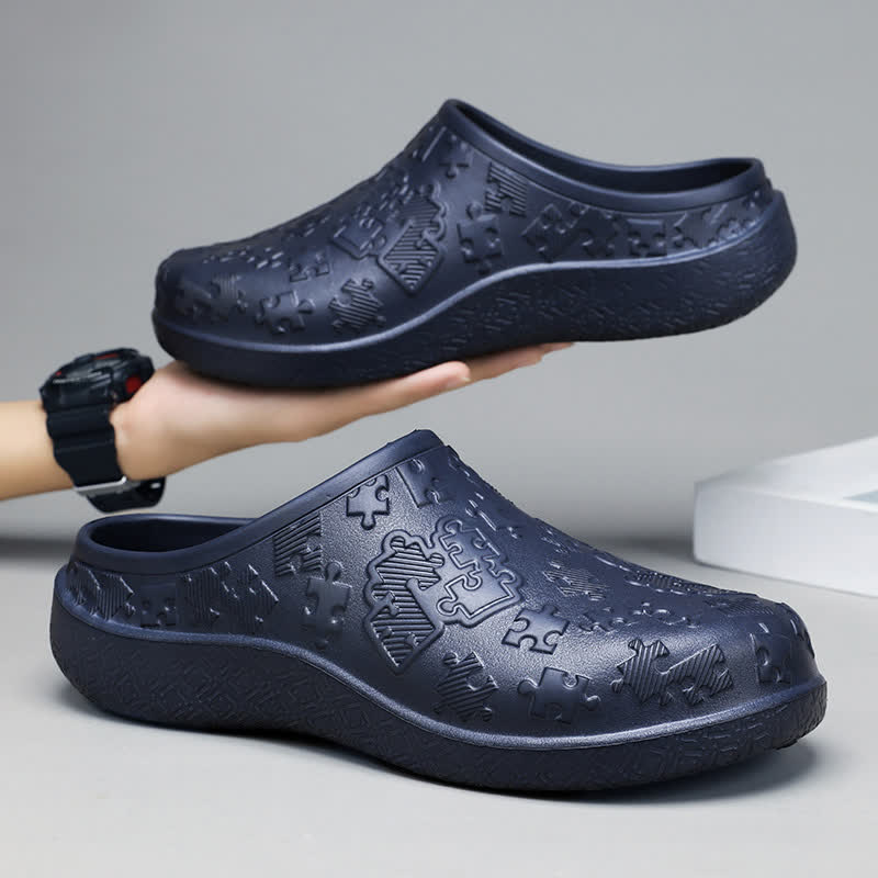 Puzzle Waterproof Non-slip Shoes - Navy Blue - EU44/45(US10/11) - image 12