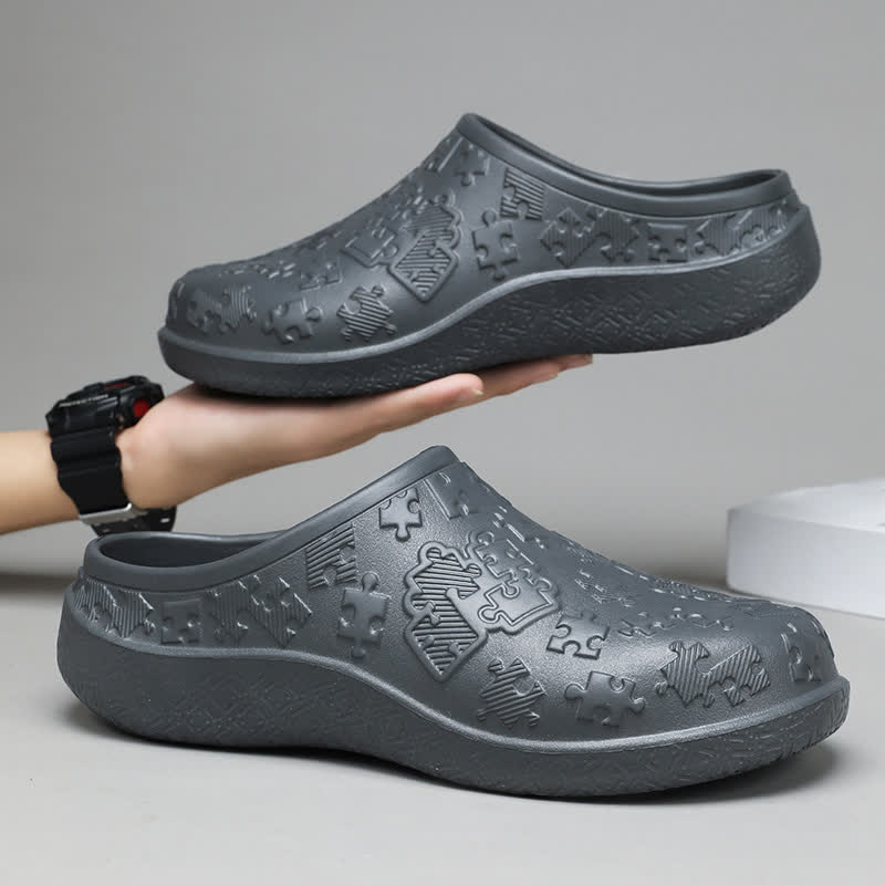 Puzzle Waterproof Non-slip Shoes - Grey - EU44/45(US10/11) - image 11