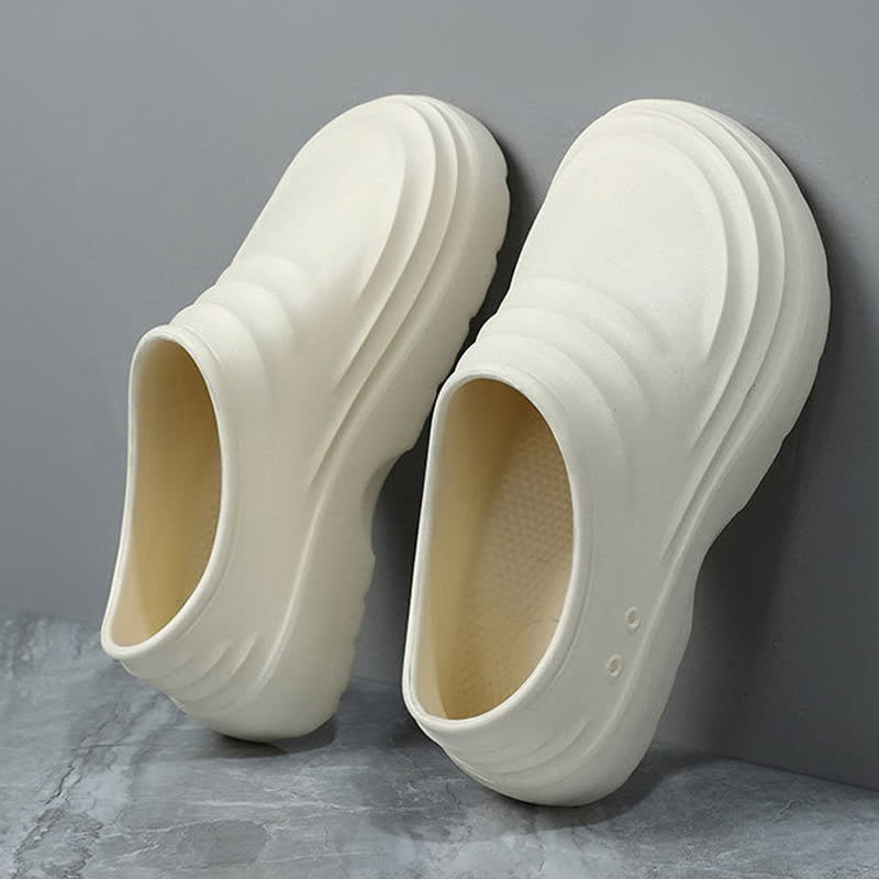 Solid Color Waterproof Non-slip Soft Sole Kitchen Shoes - image 18