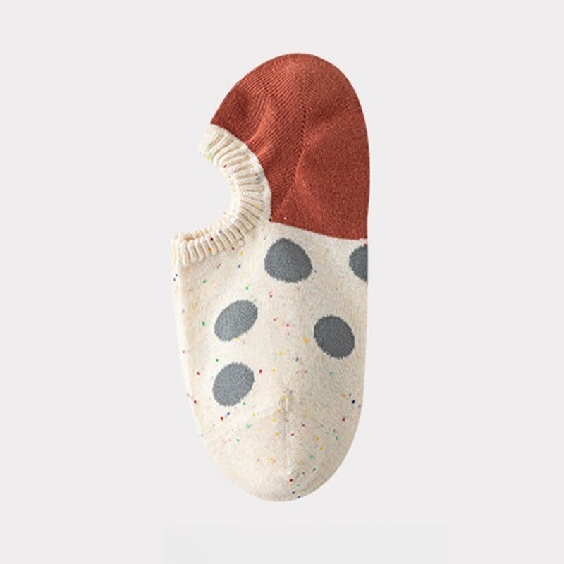 Cute Patterned No Show Socks(8 Pairs)