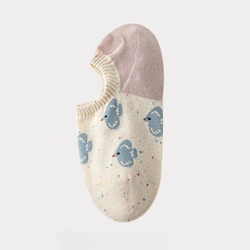 Cute Patterned No Show Socks(8 Pairs)