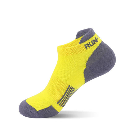 Sweat-wicking Breathable Sports Ankle Compression Socks(5 Pairs) - Yellow - EU40-44(US7-10) - image 8