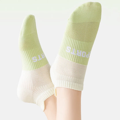 Letter Thin Breathable Sports Ankle Compression Socks(5 Pairs) - image 4