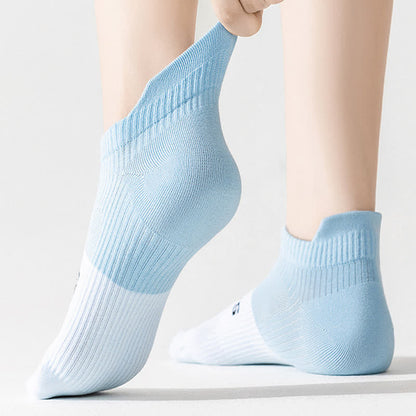 Letter Thin Breathable Sports Ankle Compression Socks(5 Pairs) - image 6