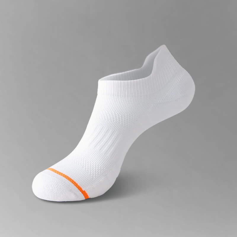 Cotton Sweat-wicking Sports Running Ankle Compression Socks(5 Pairs) - White - EU35-40(US3-7) - image 13