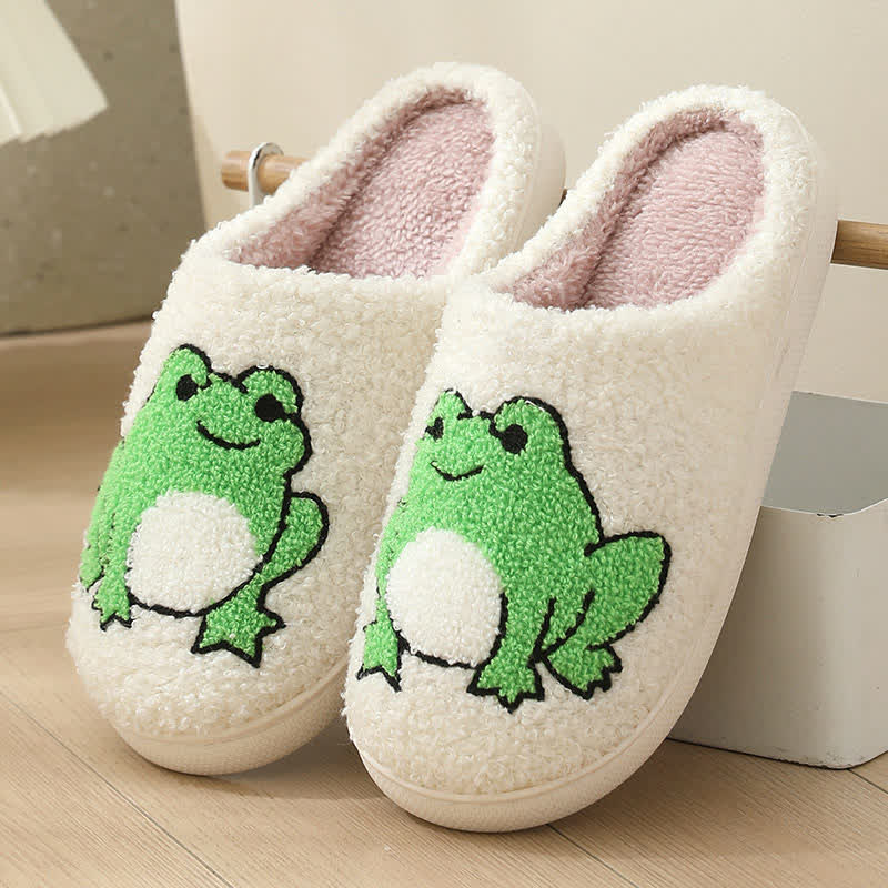 Plus Size Plush Animal Print Slippers - C - EU43-44(US9-10) - image 13