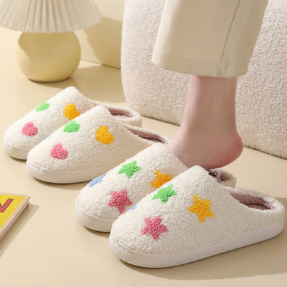 Plus Size Comfy Colorful Pattern Home Slippers - image 1