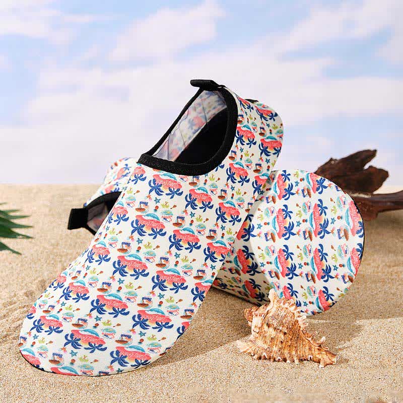 Colorful Pattern Non-slip Breathable Beach Slippers