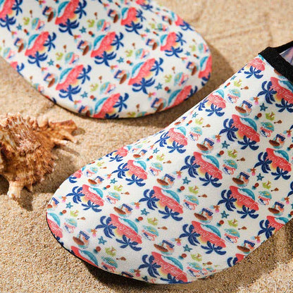 Colorful Pattern Non-slip Breathable Beach Slippers