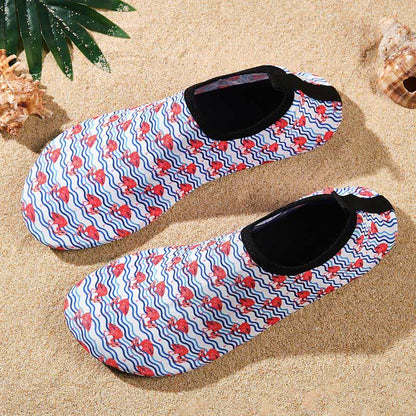 Colorful Pattern Non-slip Breathable Beach Slippers - B - EU44-45(US10-11) - image 8