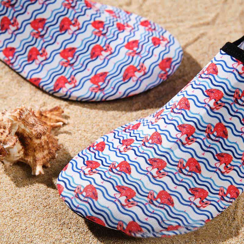 Colorful Pattern Non-slip Breathable Beach Slippers