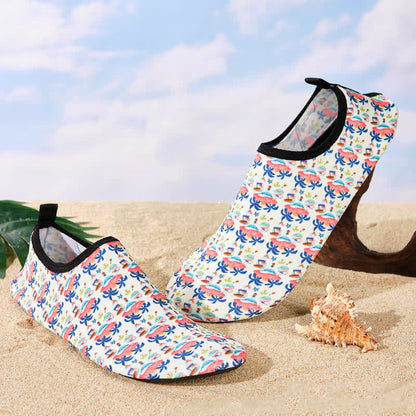 Colorful Pattern Non-slip Breathable Beach Slippers