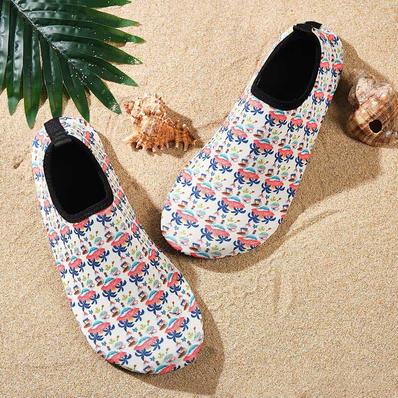Colorful Pattern Non-slip Breathable Beach Slippers