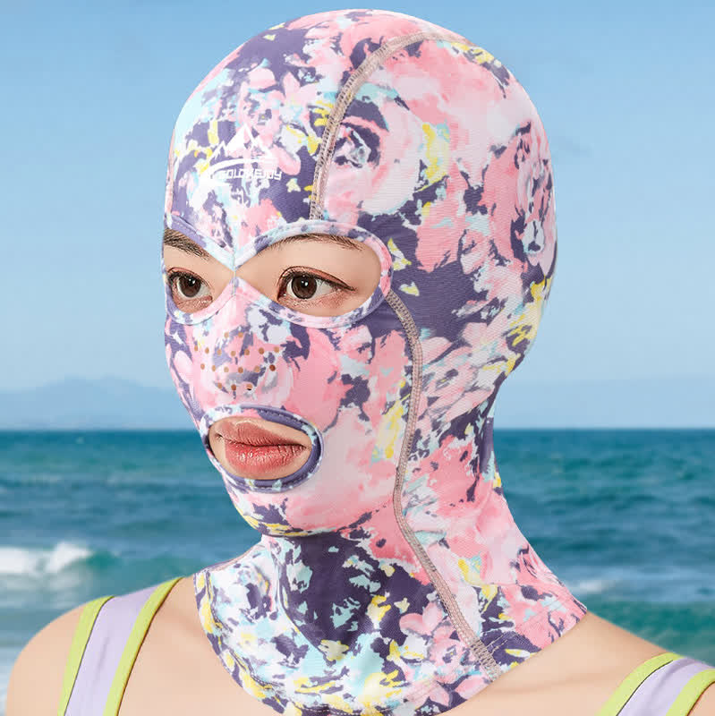 Outdoor Colorful Breathable Sun Protection Facekini Mask - image 1