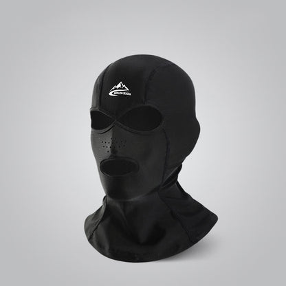 Outdoor Breathable Sun Protection Facekini Mask - Black - One Size - image 1