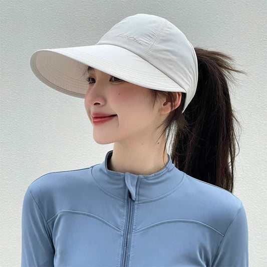 Outdoor Sports Quick-drying Wide Brim Sun Hat - Beige - One Size - image 0