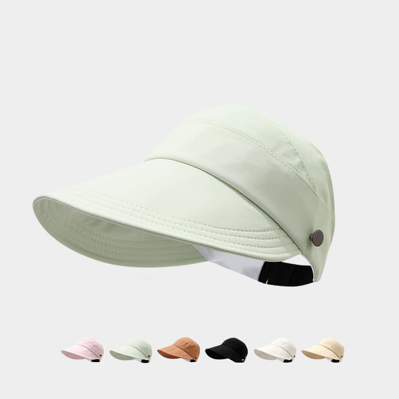 Half Open Top Sun Protection Visor Hat - image 1
