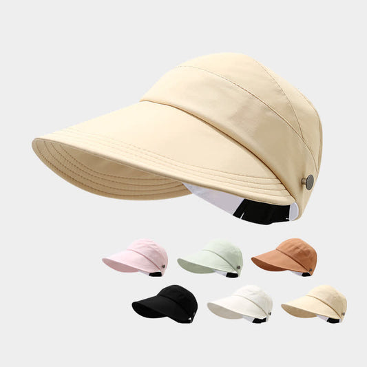 Half Open Top Sun Protection Visor Hat - image 0