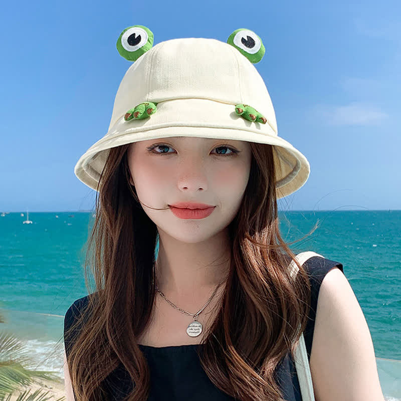 Cute Frog Design Bucket Hat - image 4