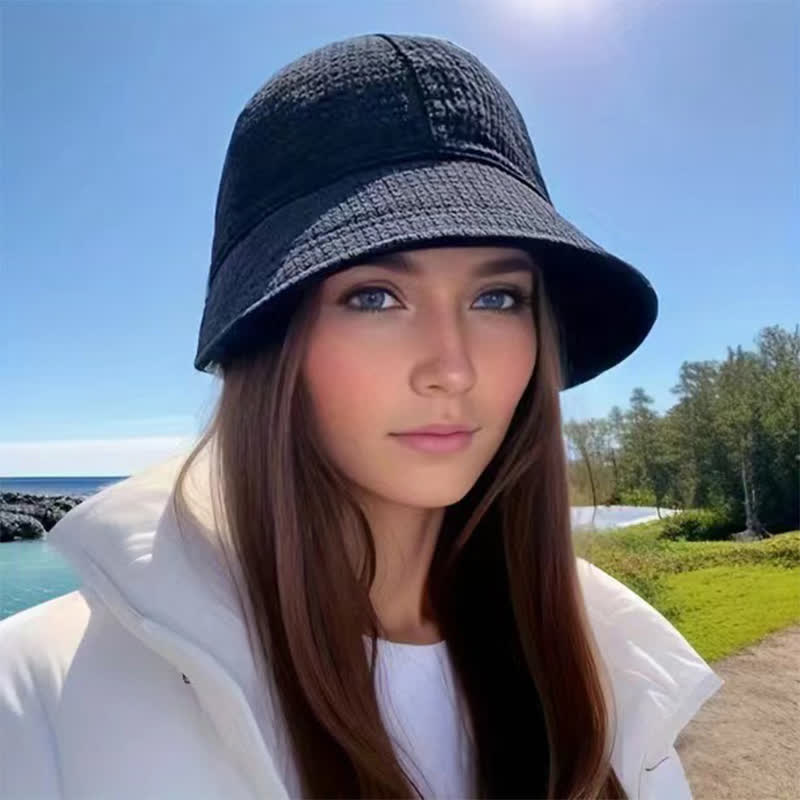 Waffle Visor Bucket Hat - image 3