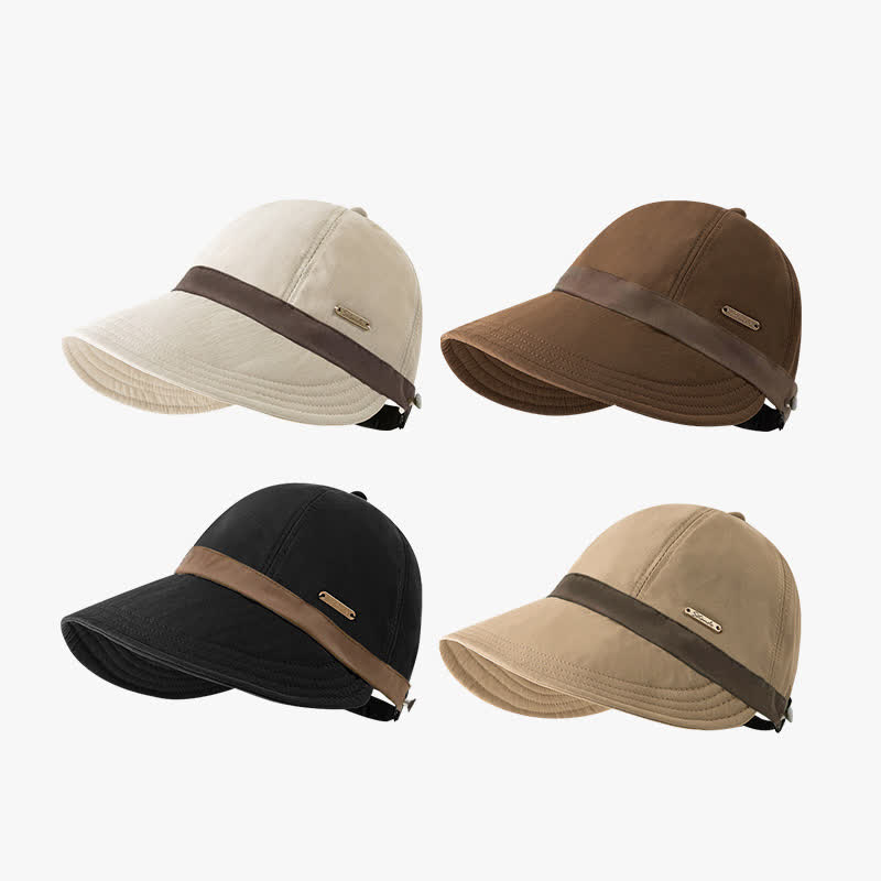 Color Block Sun Visor Hat - image 0