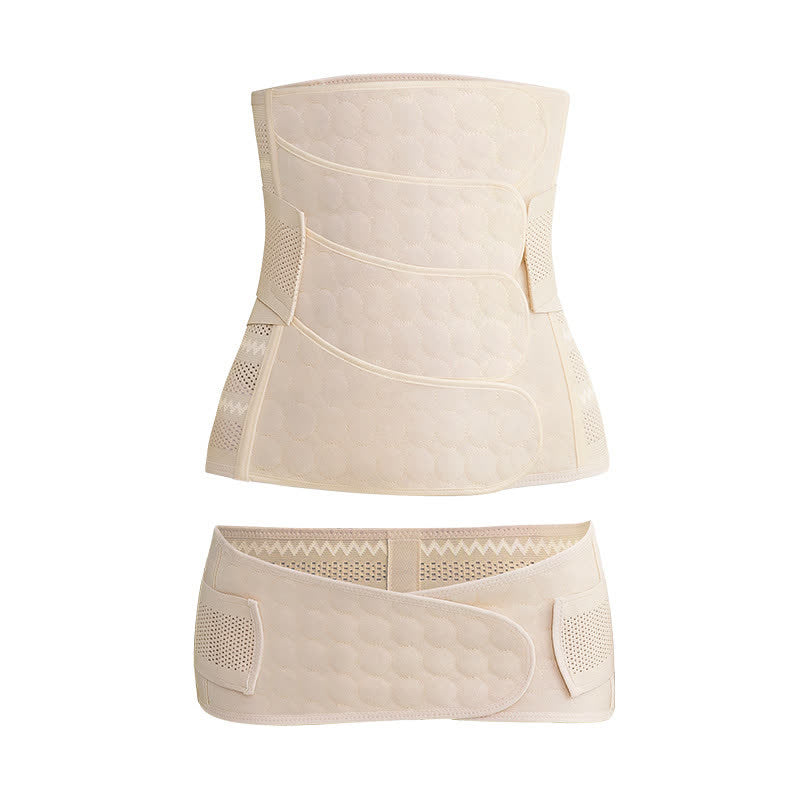 Solid Color Breathable Belly Belt Set - Nude - XXL - image 7